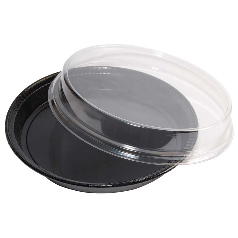 <p>Serving Tray Black PET Coated Paperboard 13430