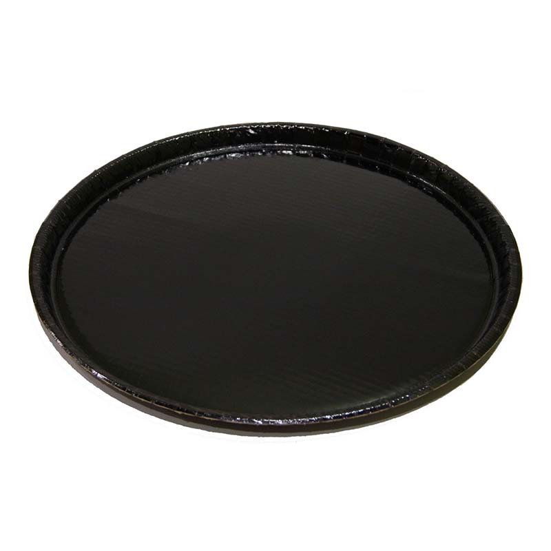 Square Tray Black PET Laminated Paperboard 63055